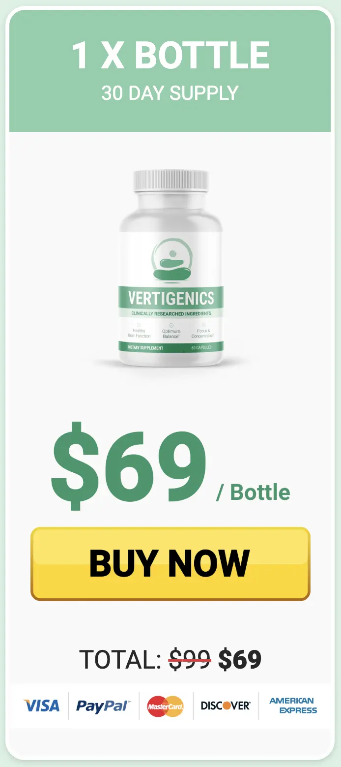 Vertigenics one bottle